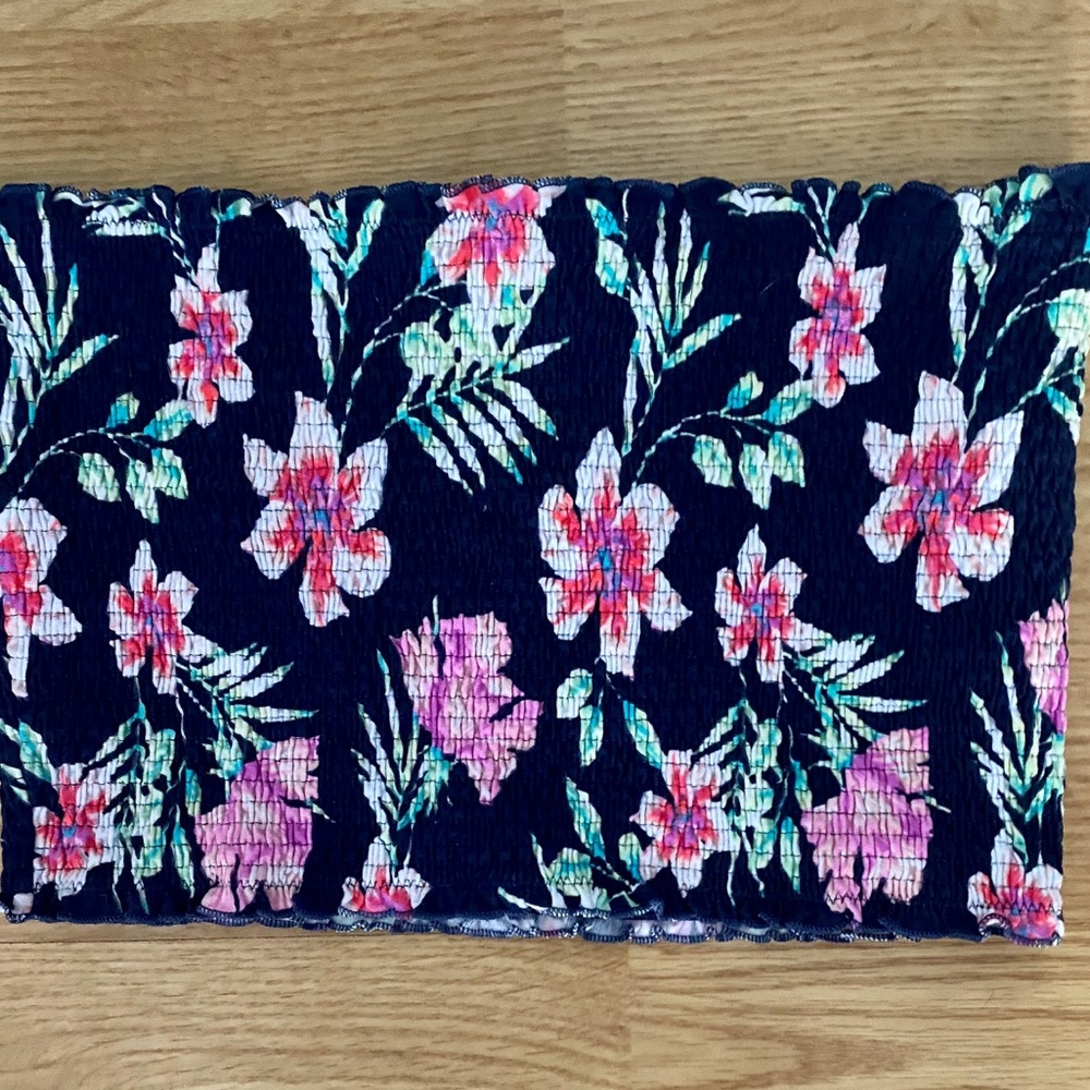PINK Floral Tube Top